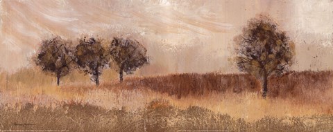 Framed Fields of Gold I Print