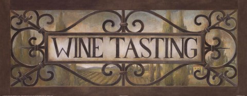 Framed Wine Tasting Print