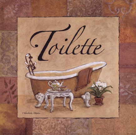 Framed Spice Toilette Print