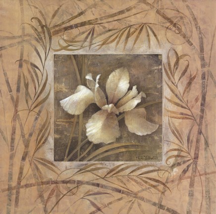 Framed Spa Iris Print