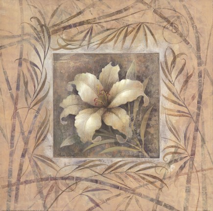 Framed Spa Lily Print