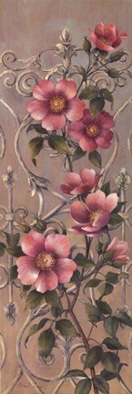 Framed Romantic Garden II Print