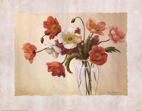 Framed Cynde&#39;s Poppies Print