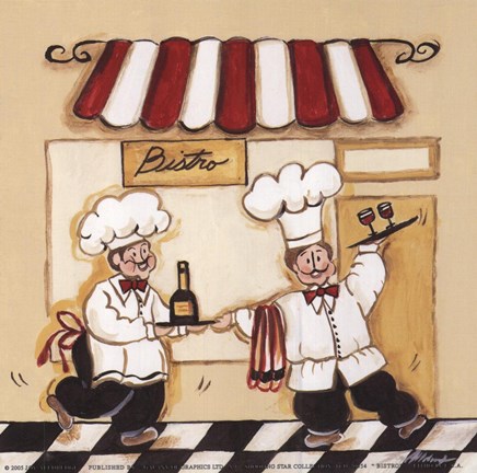 Framed Bistro Print