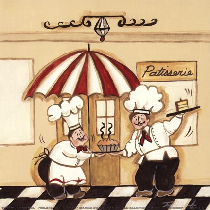 Framed Patisserie Print