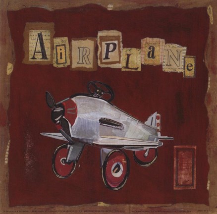 Framed Airplane Print