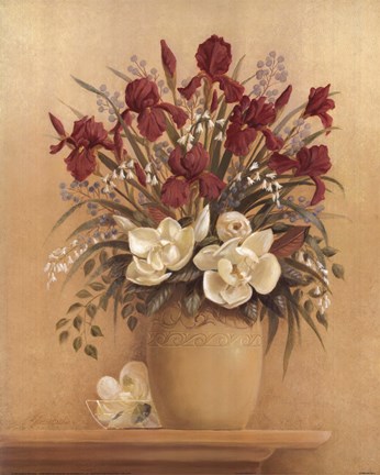 Framed Classic Petals I Print