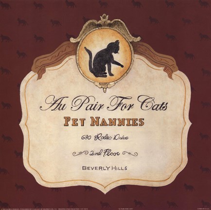 Framed Au Pair Print