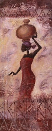 Framed Working Girl II Print