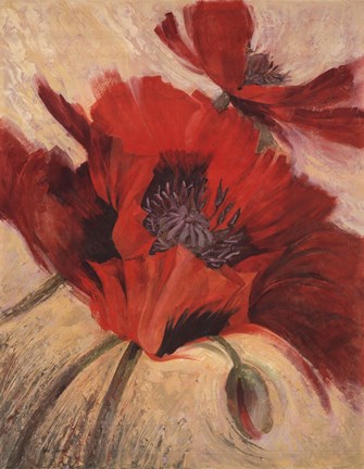 Framed Petal Movement I Print