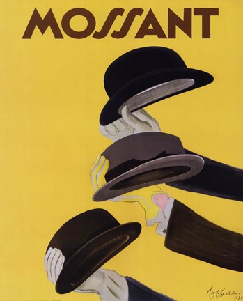 Framed Chapeau Mossant Print