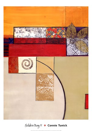 Framed Golden Day II Print