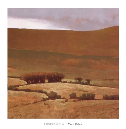 Framed Toward the Hill Print