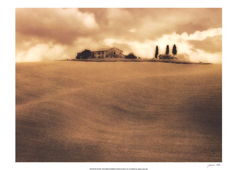 Framed Farm House - Tuscany Print