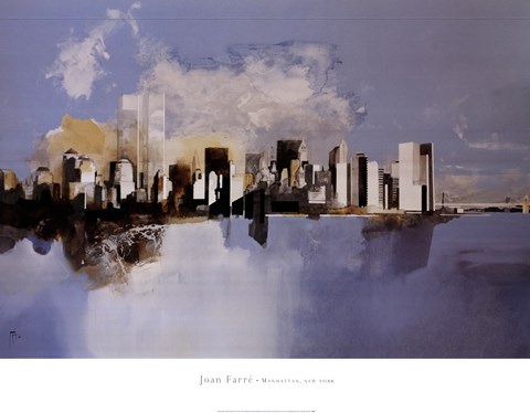 Framed Manhattan, New York Print