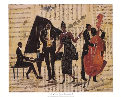 Framed Jam Session II Print