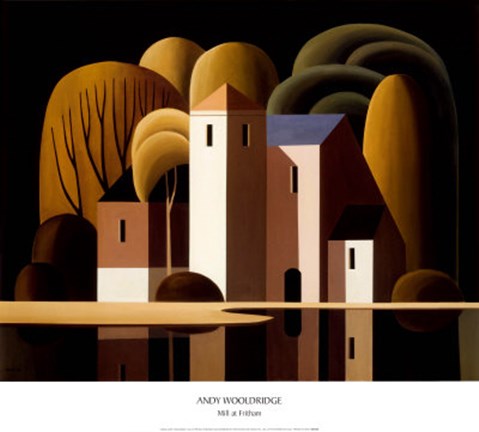 Framed Mill at Fritham Print