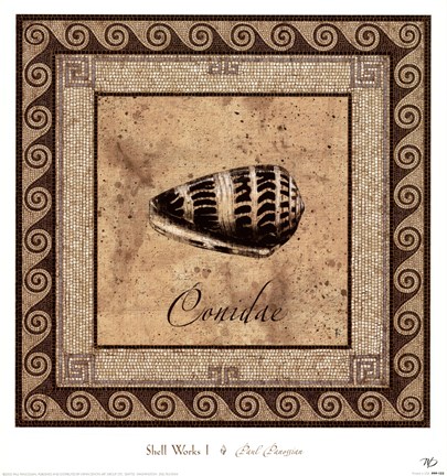 Framed Shell Works I Print