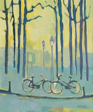 Framed Tuileries Garden II Print