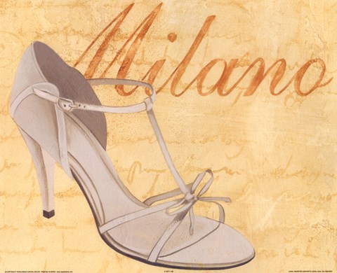 Framed Milano Shoe Print