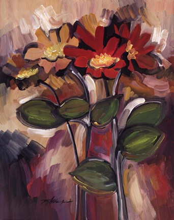 Framed Daisy Divine II Print