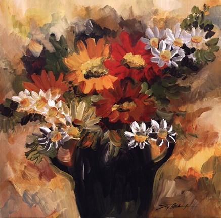 Framed Daisy Dynamic I Print