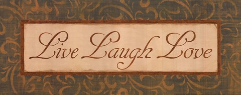 Framed Moss Gold Scroll II Print