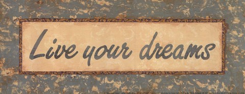 Framed Distressed Aqua I- Petite Print