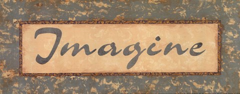 Framed Distressed Aqua II- Petite Print