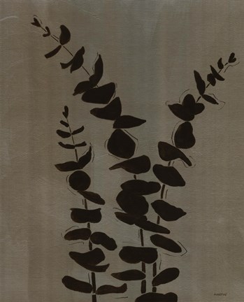 Framed Platinum Shadow I Print