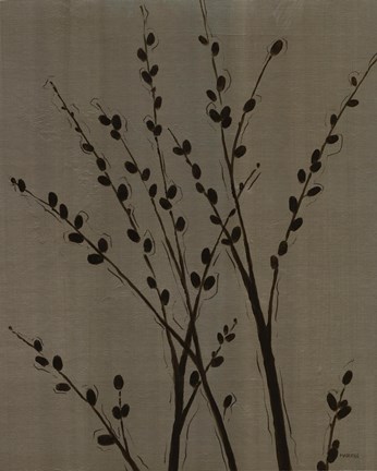 Framed Platinum Shadow II Print