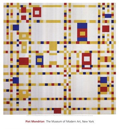 Framed Broadway Boogie Woogie Print