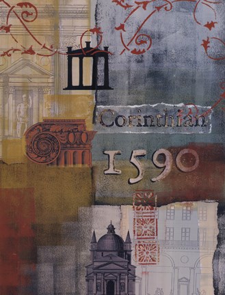 Framed Corinthian Revival Print