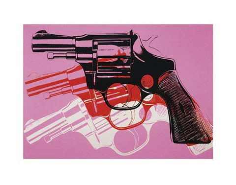 Framed Gun, c. 1981-82 Print