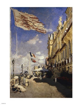 Framed Hotel des Roches Noires, Trouville, c.1870 Print