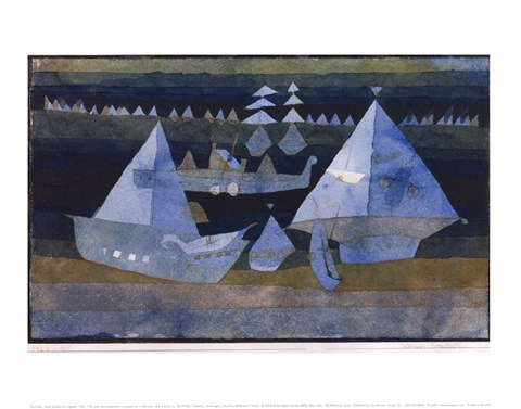 Framed Small Picture of a Regatta Print