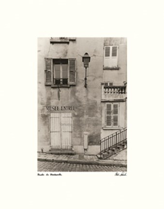 Framed Musee du Montmartre Print