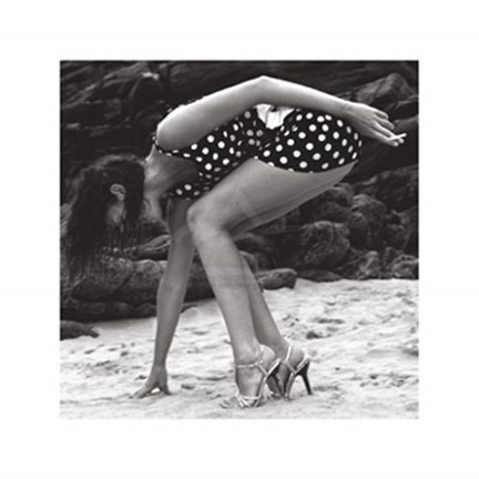 Framed Girl in a Polka Dot Dress Print