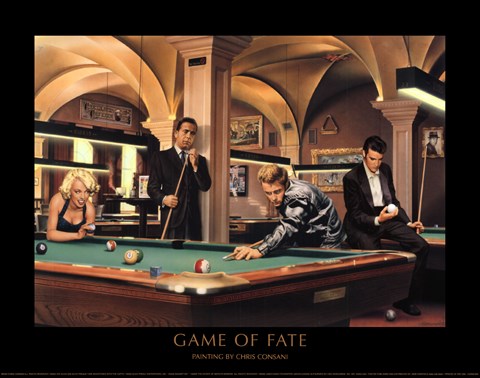 Framed Game of Fate Print