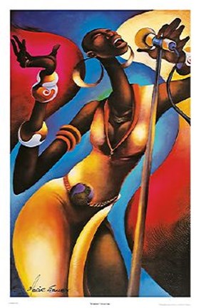 Framed Songstress Print