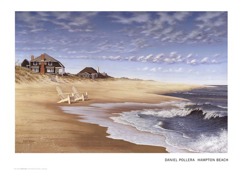 Framed Hampton Beach Print