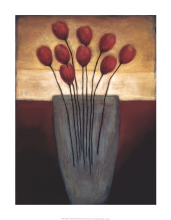 Framed Tulips Aplenty II Print