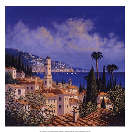 Framed Paradise Getaway I Print