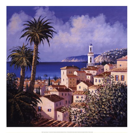 Framed Paradise Getaway II Print