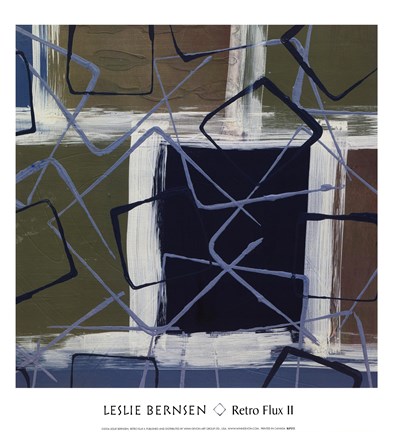 Framed Retro Flux II Print