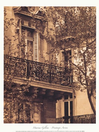 Framed Printemps Arrive Print