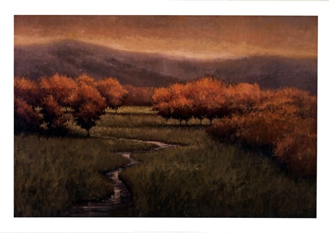 Framed Morning Fescue Print