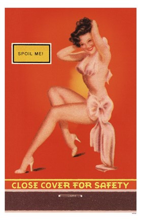 Framed Spoil Me Pin-Up Print