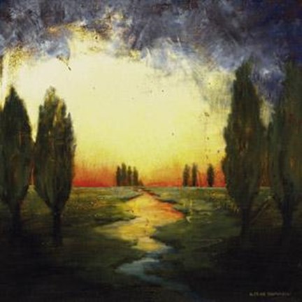 Framed Meditate Day And Night Print