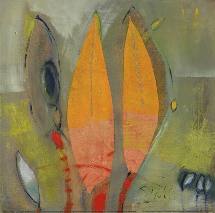 Framed Knospen Und Blüten I Print